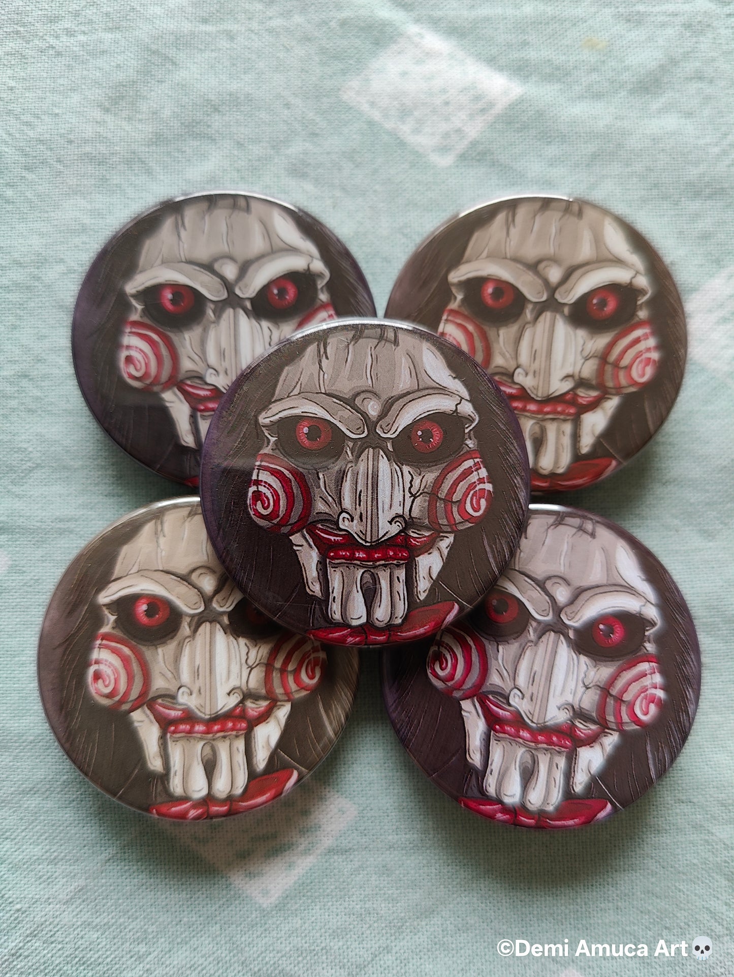 Button pin: Billy the puppet